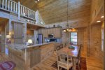 Blue Jay Cabin - Dining Area and Kitchen